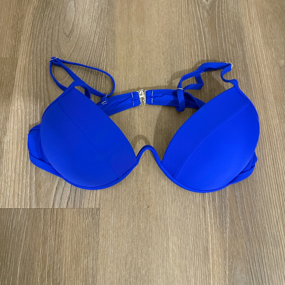 SHEIN Blue Bikini Top